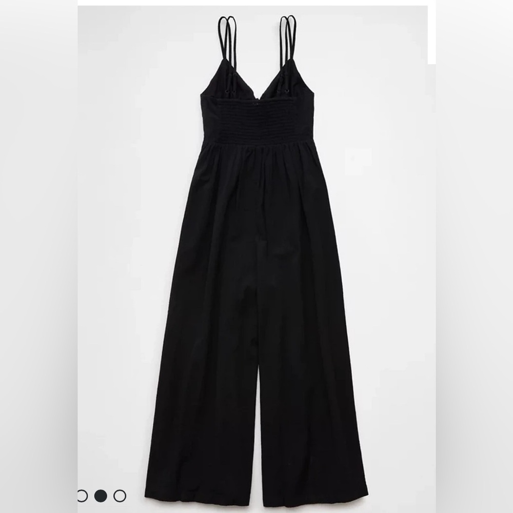 NWT American Eagle Outfitters Black Wide Leg Jumpsuit - Picture 5 of 10